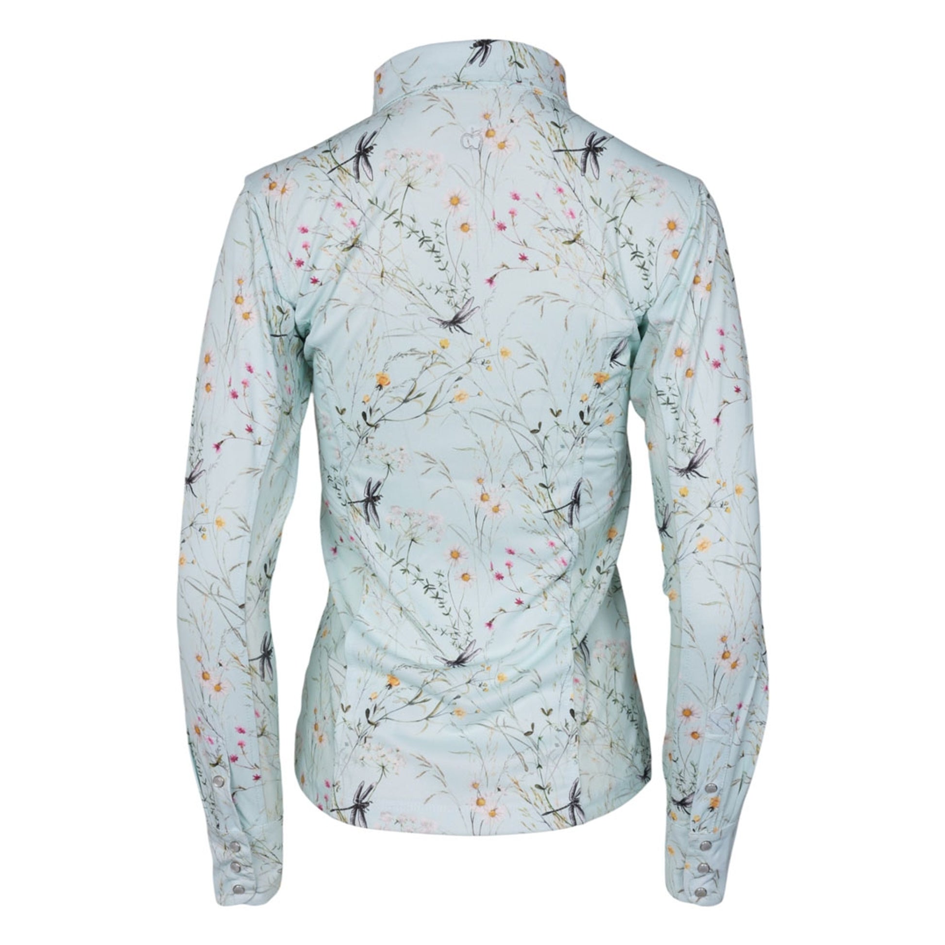 Dapplebay Ladies Dragonfly Meadow Button Down Western Shirt