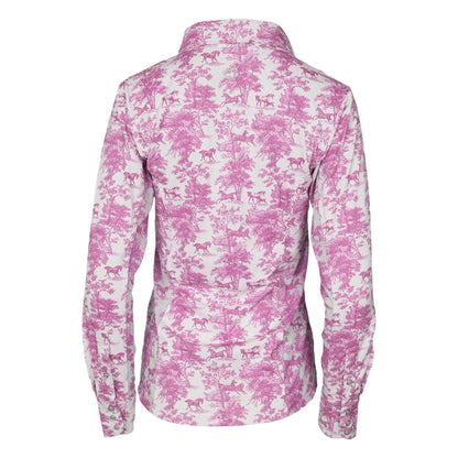 Dapplebay Ladies Equestrian Toile Button Western Shirt
