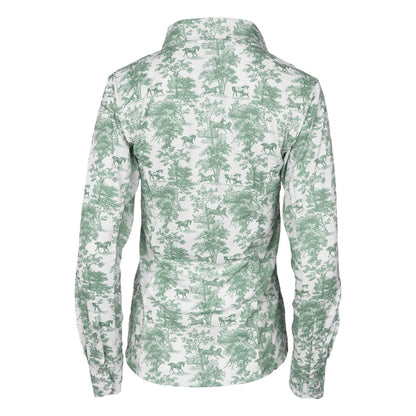 Dapplebay Ladies Equestrian Toile Button Western Shirt