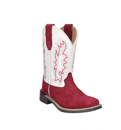 Smoky Mountain Childs Cassidy Square Toe Leather Boots