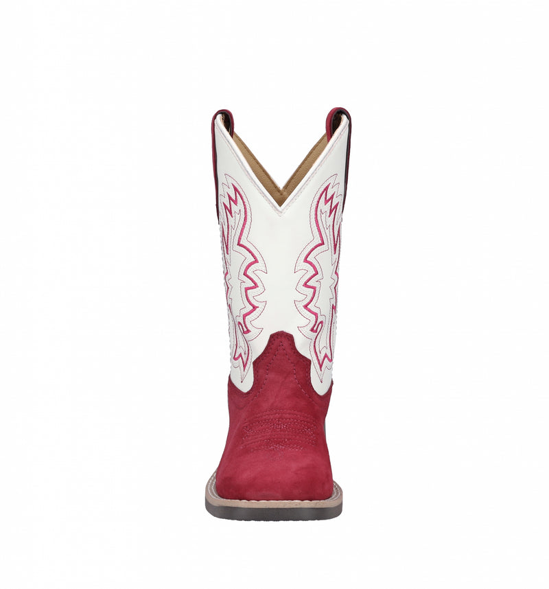 Smoky Mountain Youth Cassidy Square Toe Leather Boots