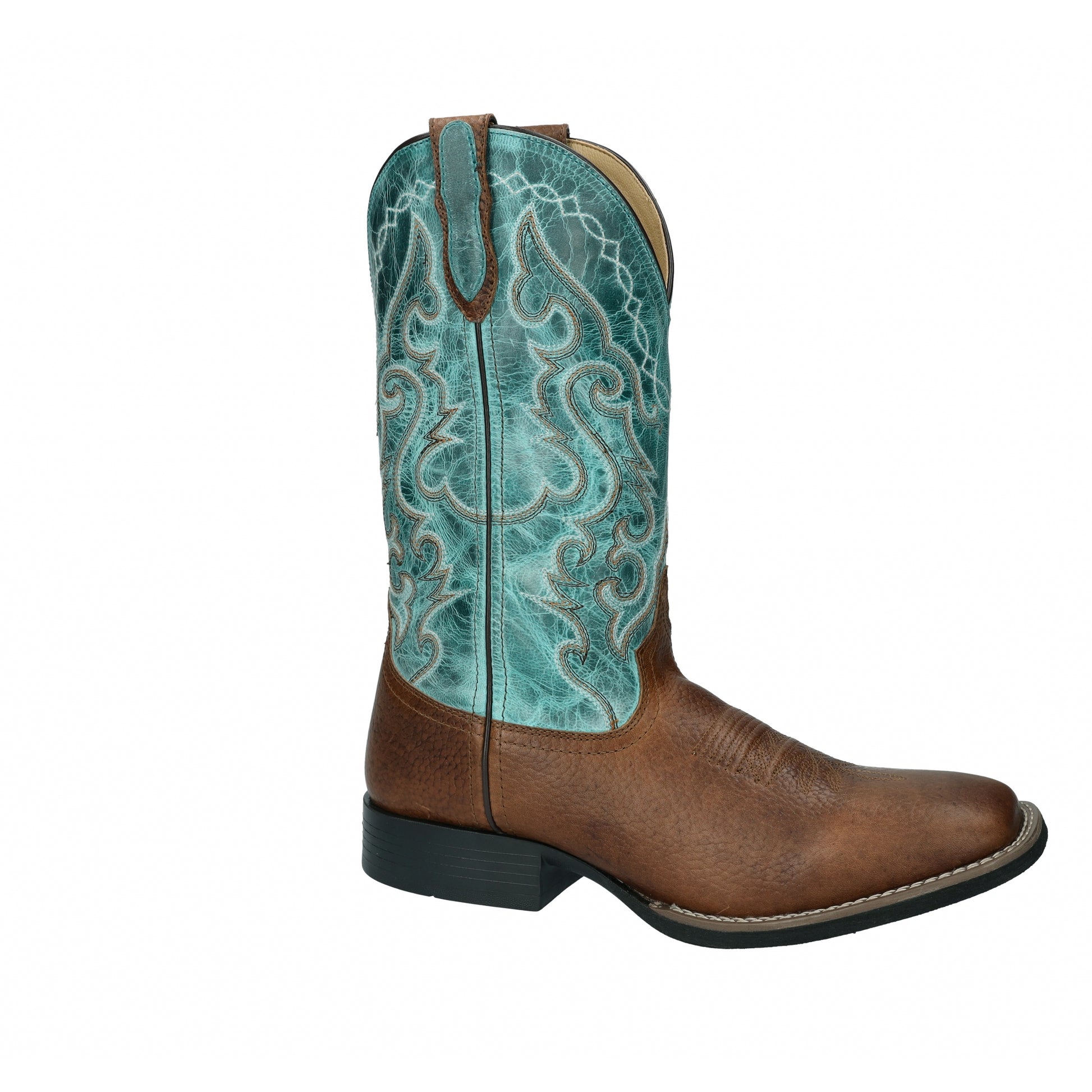 Smoky Mountain Mens Houston Square Toe Leather Boots