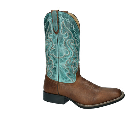 Smoky Mountain Mens Houston Square Toe Leather Boots