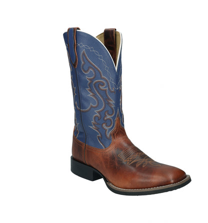 Smoky Mountain Mens Houston Square Toe Leather Boots