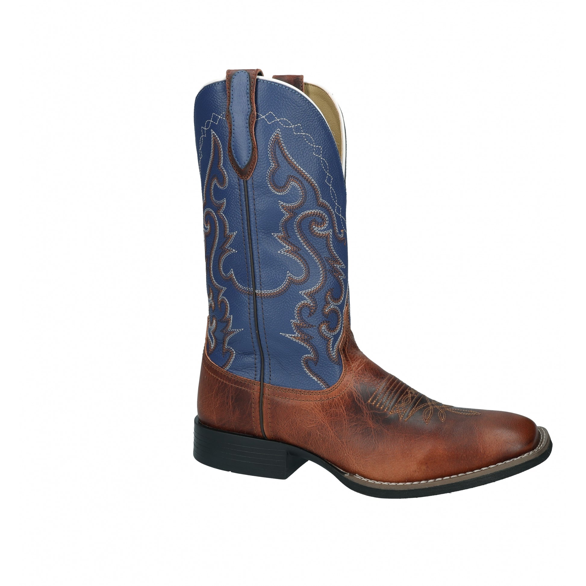 Smoky Mountain Mens Houston Square Toe Leather Boots