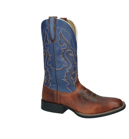 Smoky Mountain Mens Houston Square Toe Leather Boots