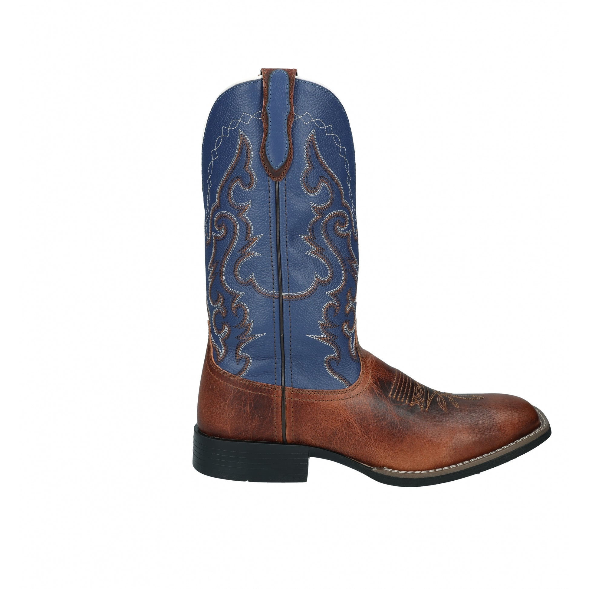 Smoky Mountain Mens Houston Square Toe Leather Boots