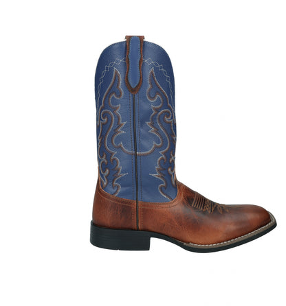 Smoky Mountain Mens Houston Square Toe Leather Boots
