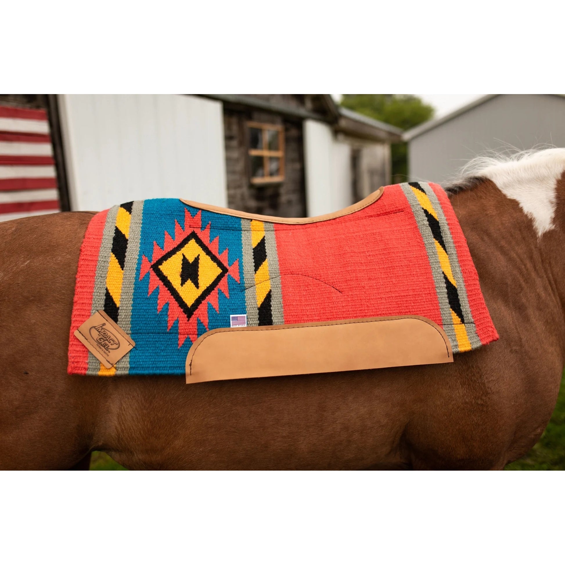 Impact Gel Gone with the Wind Contour Cut Saddle Pad