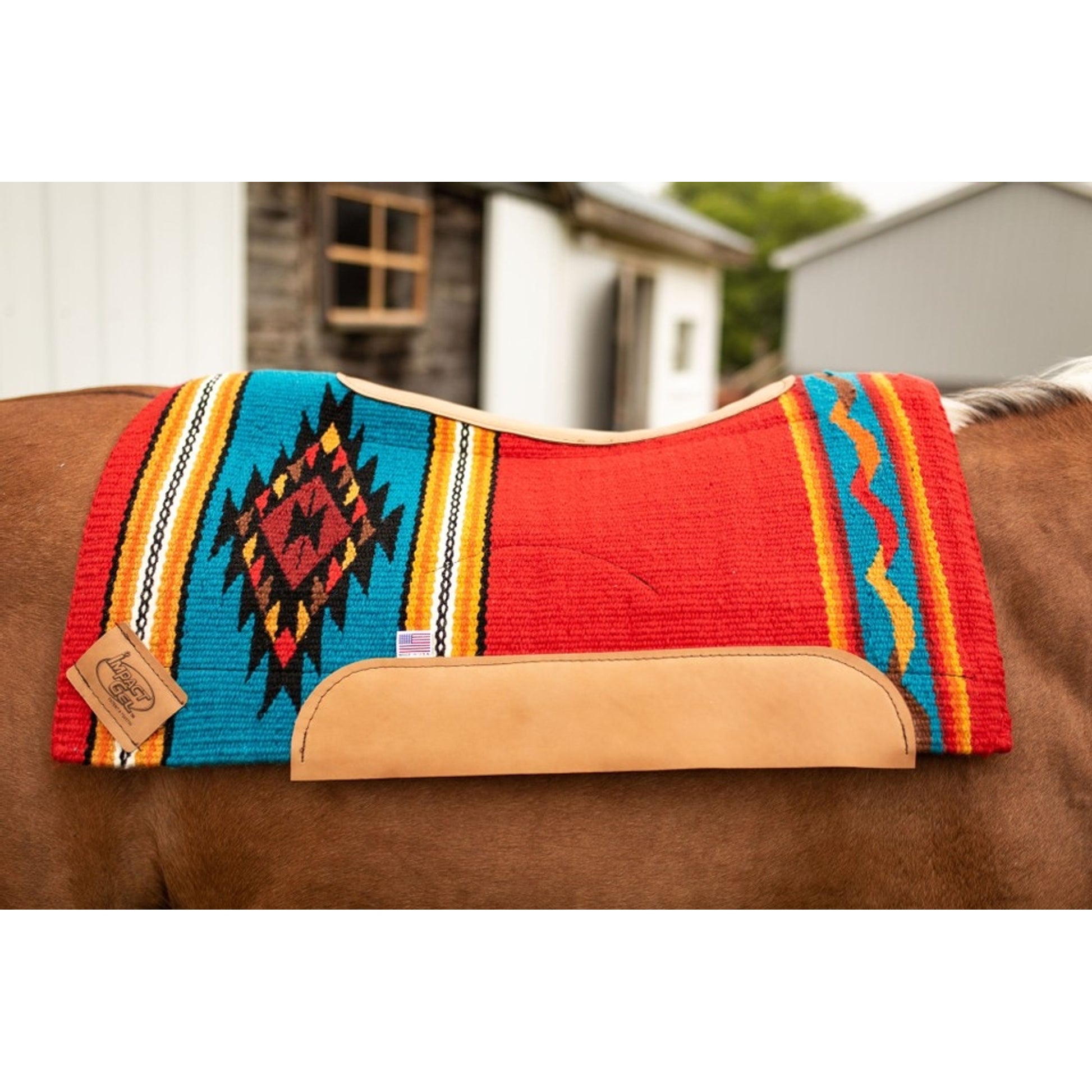 Impact Gel Gone with the Wind Contour Cut Saddle Pad