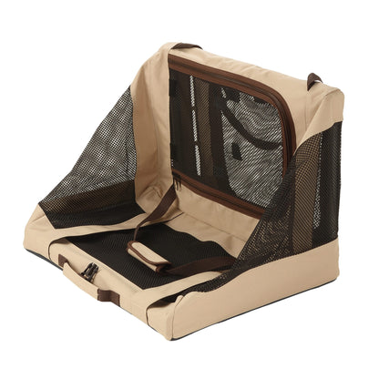 Richell Foldable Travel 3-Way Pet Crate