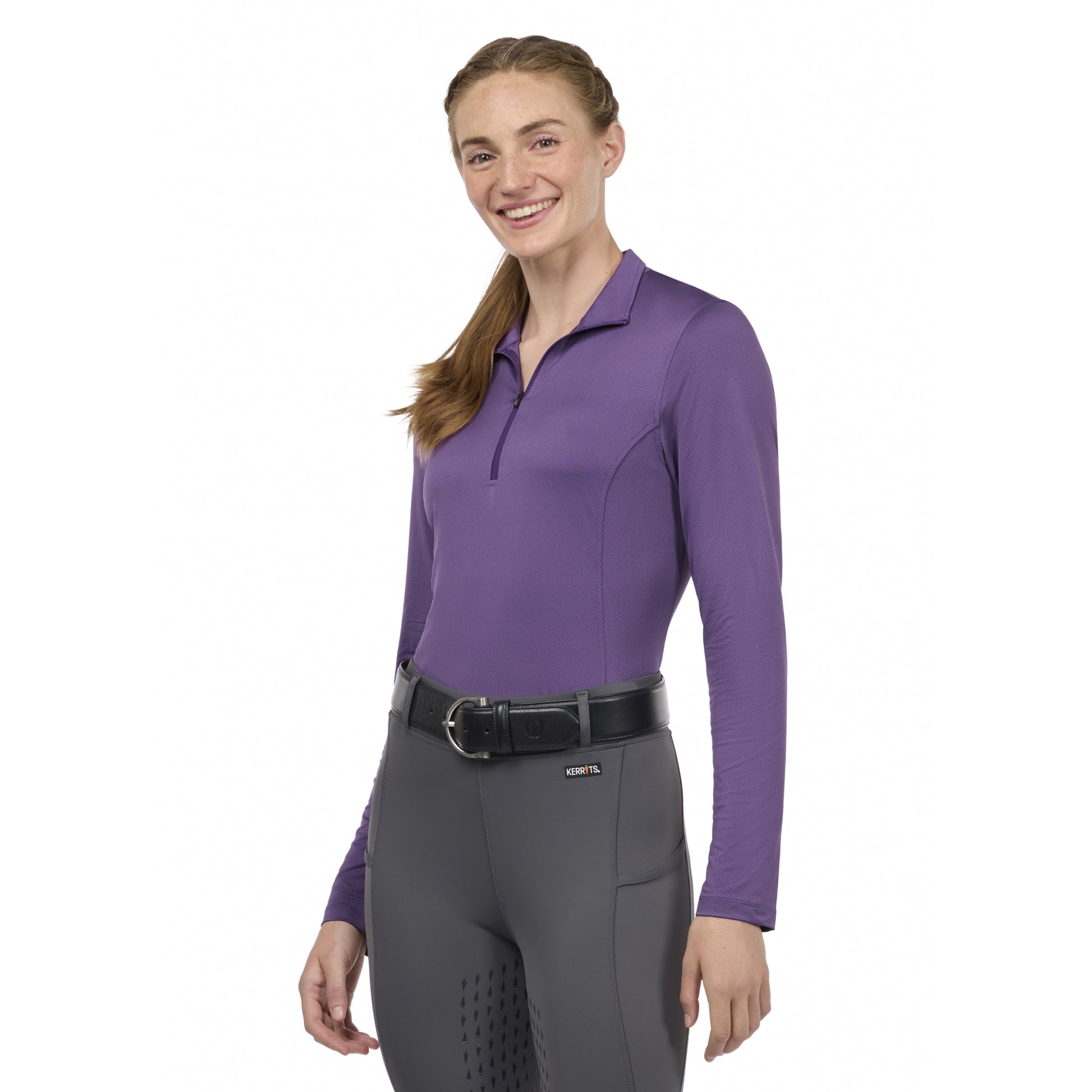 Kerrits Ladies Solid Ice Fil Lite L/S