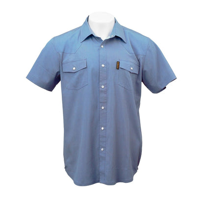 Outback Trading Mens Short Sleeve Moab Western Snap Bamboo Shirt