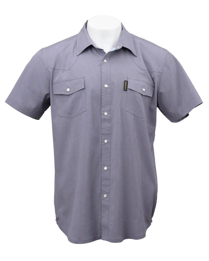 Outback Trading Mens Short Sleeve Moab Western Snap Bamboo Shirt