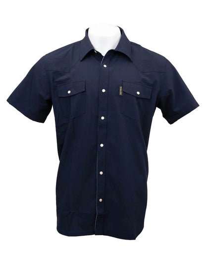 Outback Trading Mens Short Sleeve Moab Western Snap Bamboo Shirt