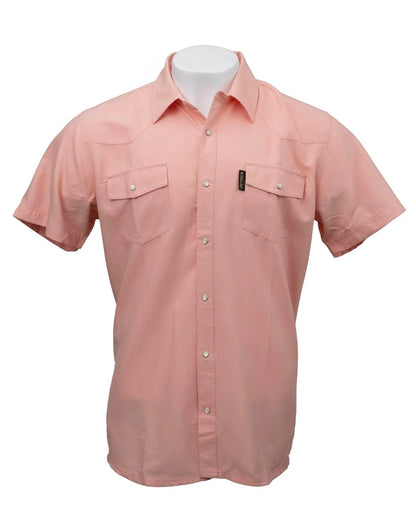Outback Trading Mens Short Sleeve Moab Western Snap Bamboo Shirt