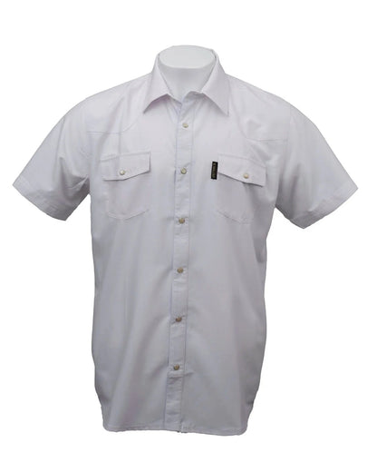 Outback Trading Mens Short Sleeve Moab Western Snap Bamboo Shirt