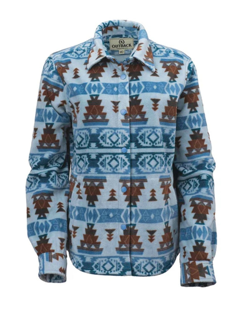 Outback Trading Ladies Skyler Fleece Big Shirt