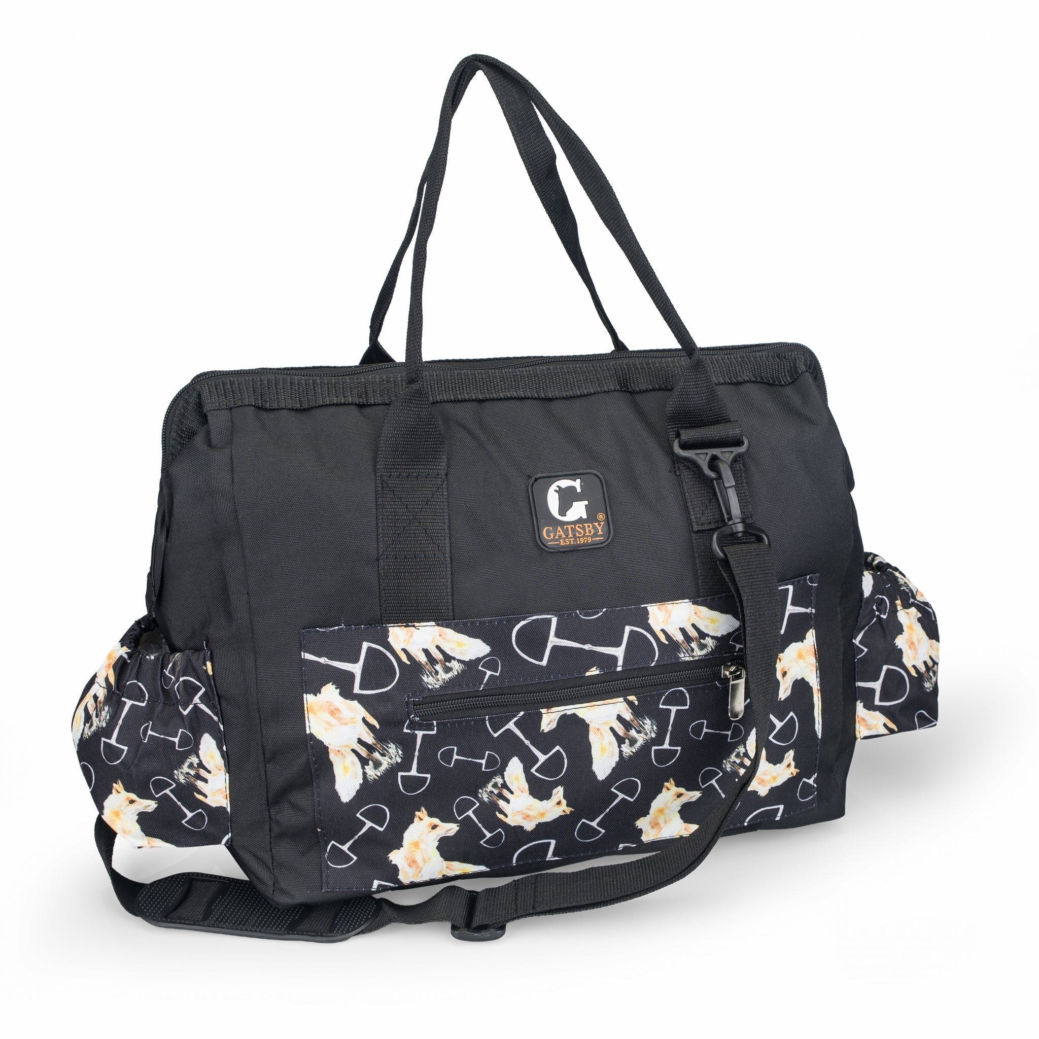 Gatsby Print Nylon Grooming Tote