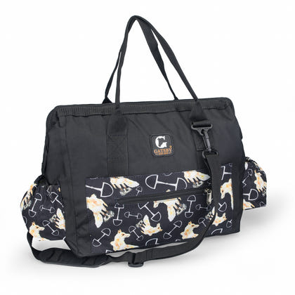 Gatsby Print Nylon Grooming Tote