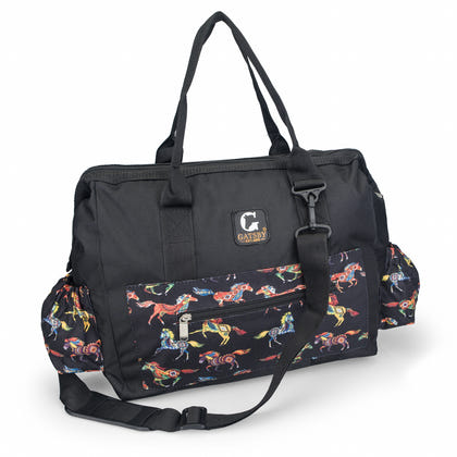 Gatsby Print Nylon Grooming Tote