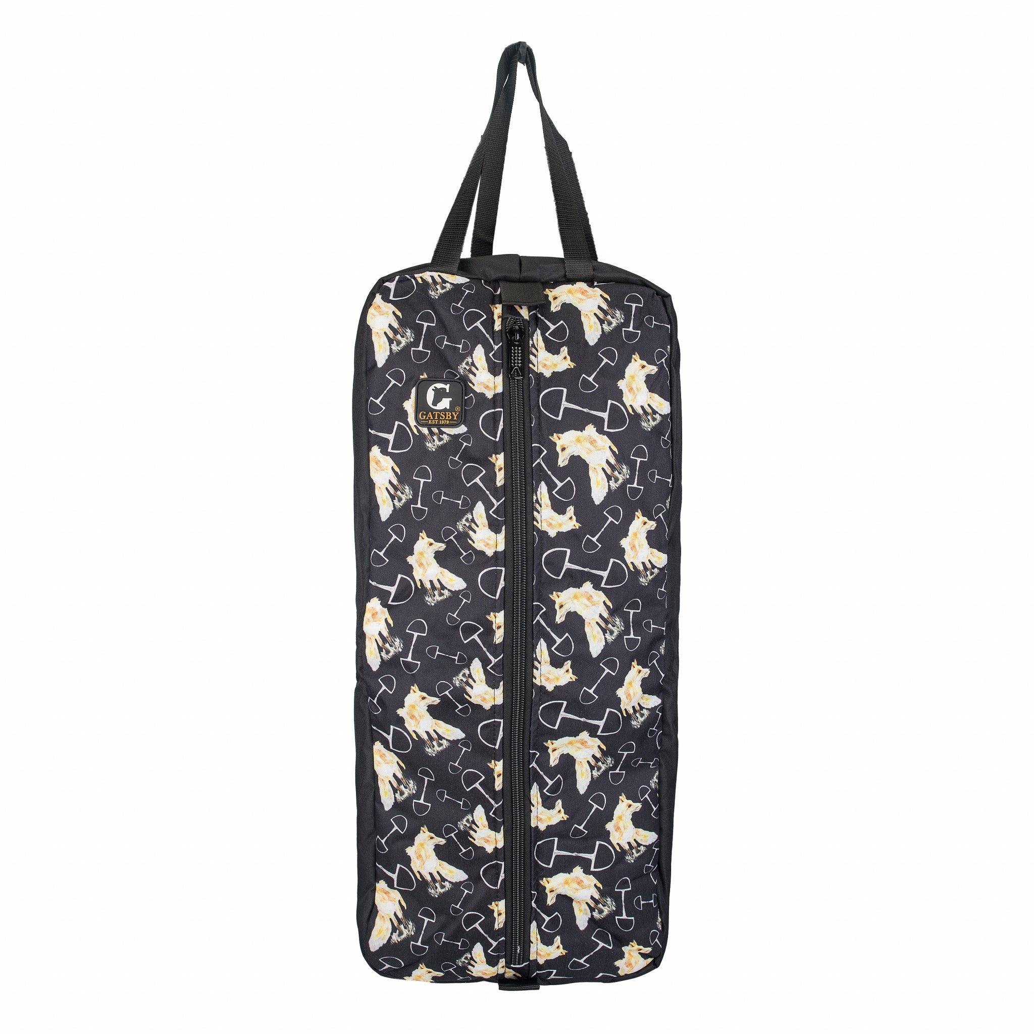 Gatsby Print Nylon Padded Bridle Halter Bag