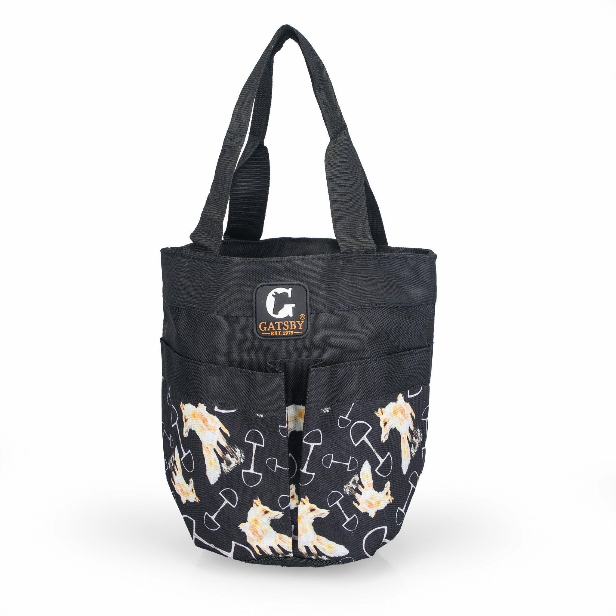 Gatsby Print Nylon Stable Tote with Mesh Bottom