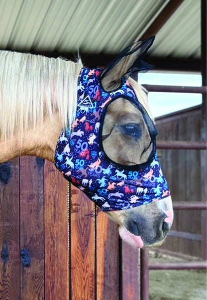 Professionals Choice Comfort Fit Lycra Fly Mask Po
