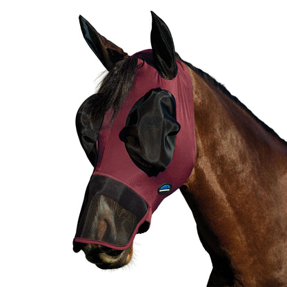 Weatherbeeta ComFiTec Luxe Stretch Fly Mask with Ears & Nose