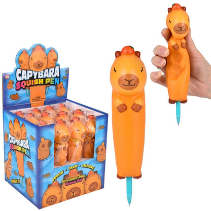 Squish Capybara Fidget Toy Pen