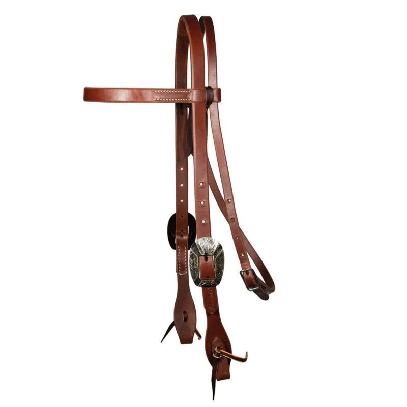 Professionals Choice Ranch Browband Headstall with Silver