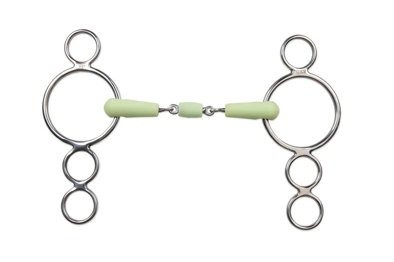 Shires Equikind Three Ring Double Joint Roller Bit