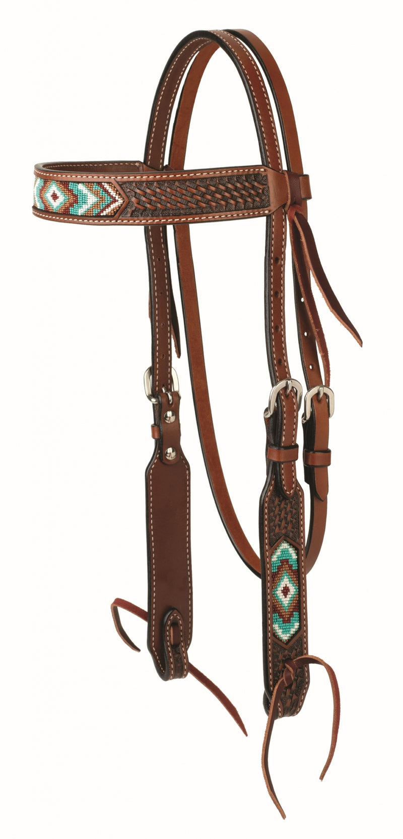 Weaver Beaded Browband Headstall