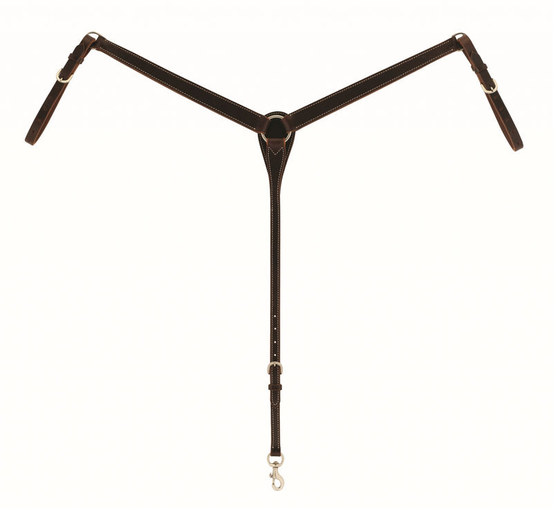 Weaver Buffalo Leather Contour Breast Collar