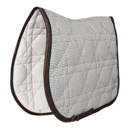 Dapplebay Heirloom Bay Houndstooth Jump Saddle Pad