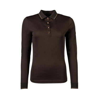 HKM Rosegold Glamour Longsleeve Polo Shirt