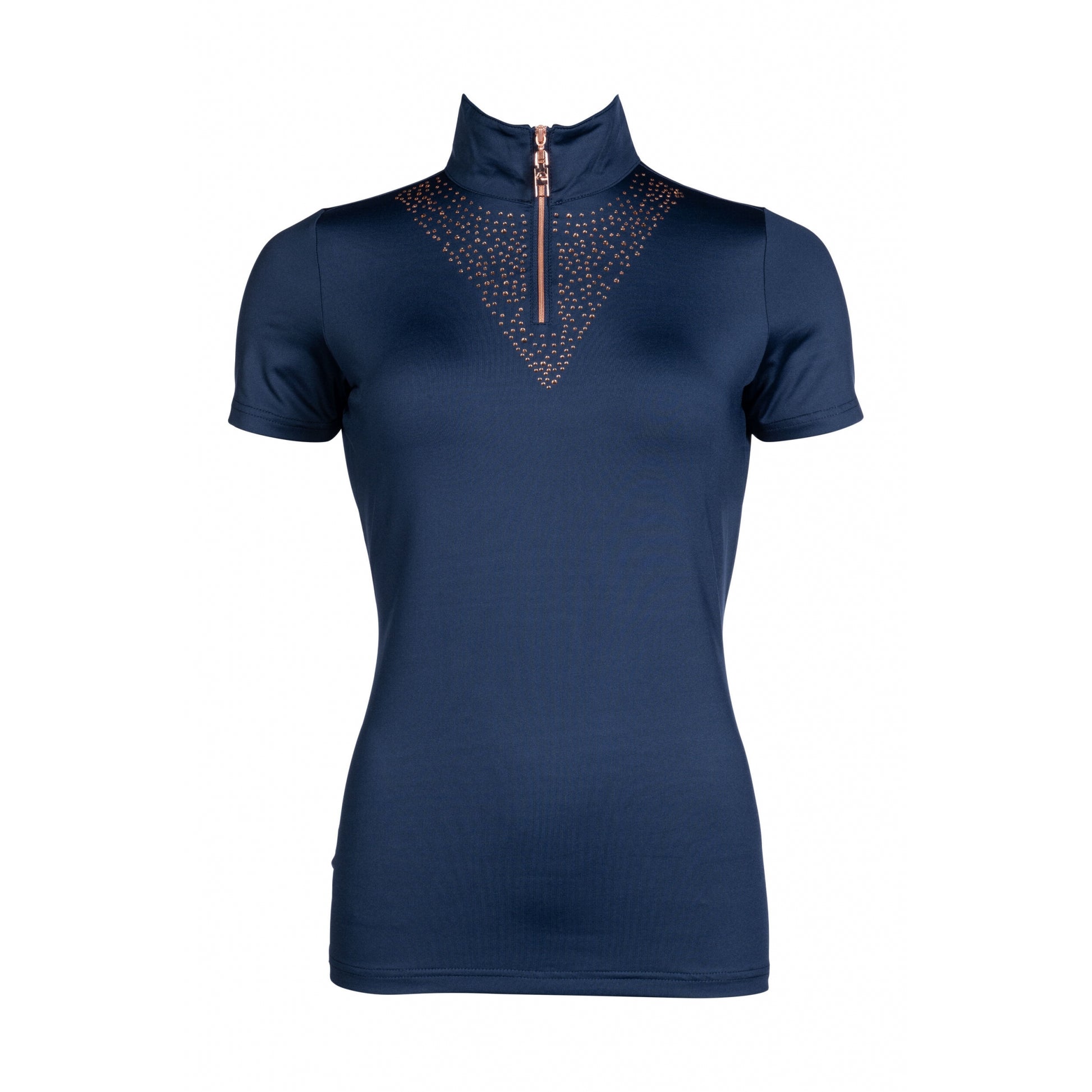 HKM Ladies Rosegold Glamour Functional Shirt
