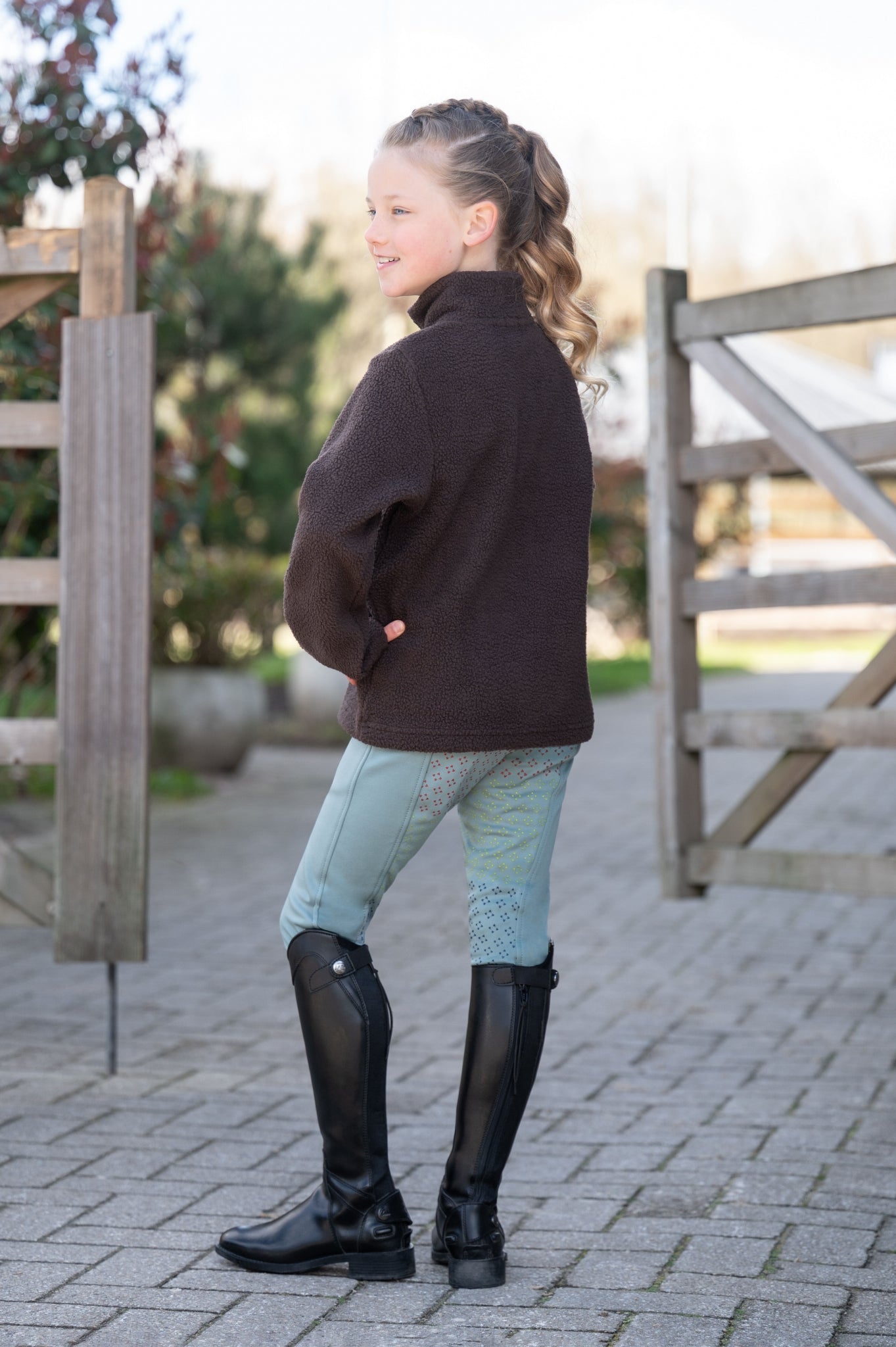 HKM Kids Mia Silicone Full Seat Riding Breeches