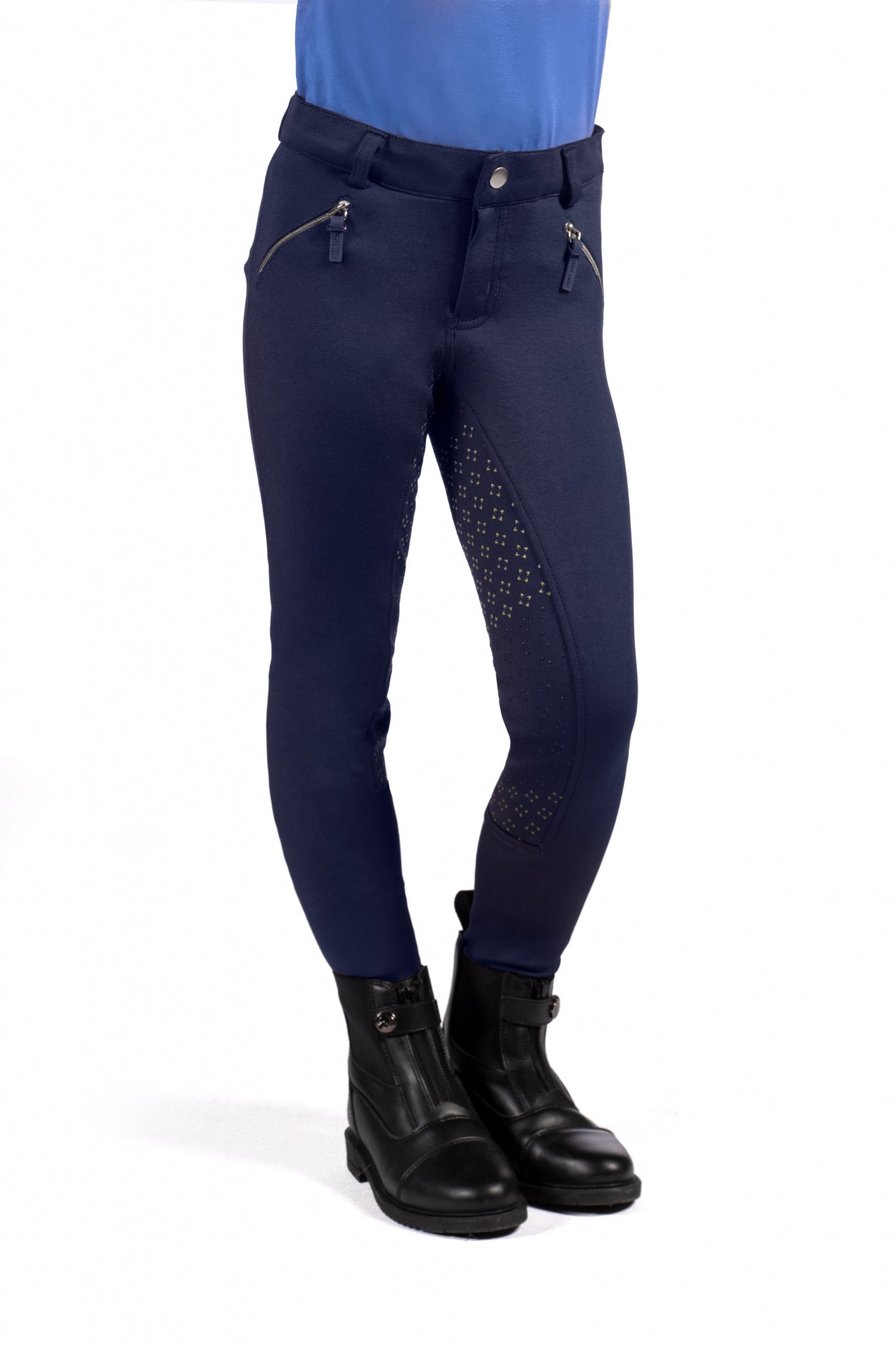 HKM Kids Mia Silicone Full Seat Riding Breeches