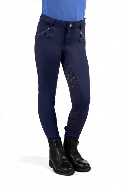 HKM Kids Mia Silicone Full Seat Riding Breeches