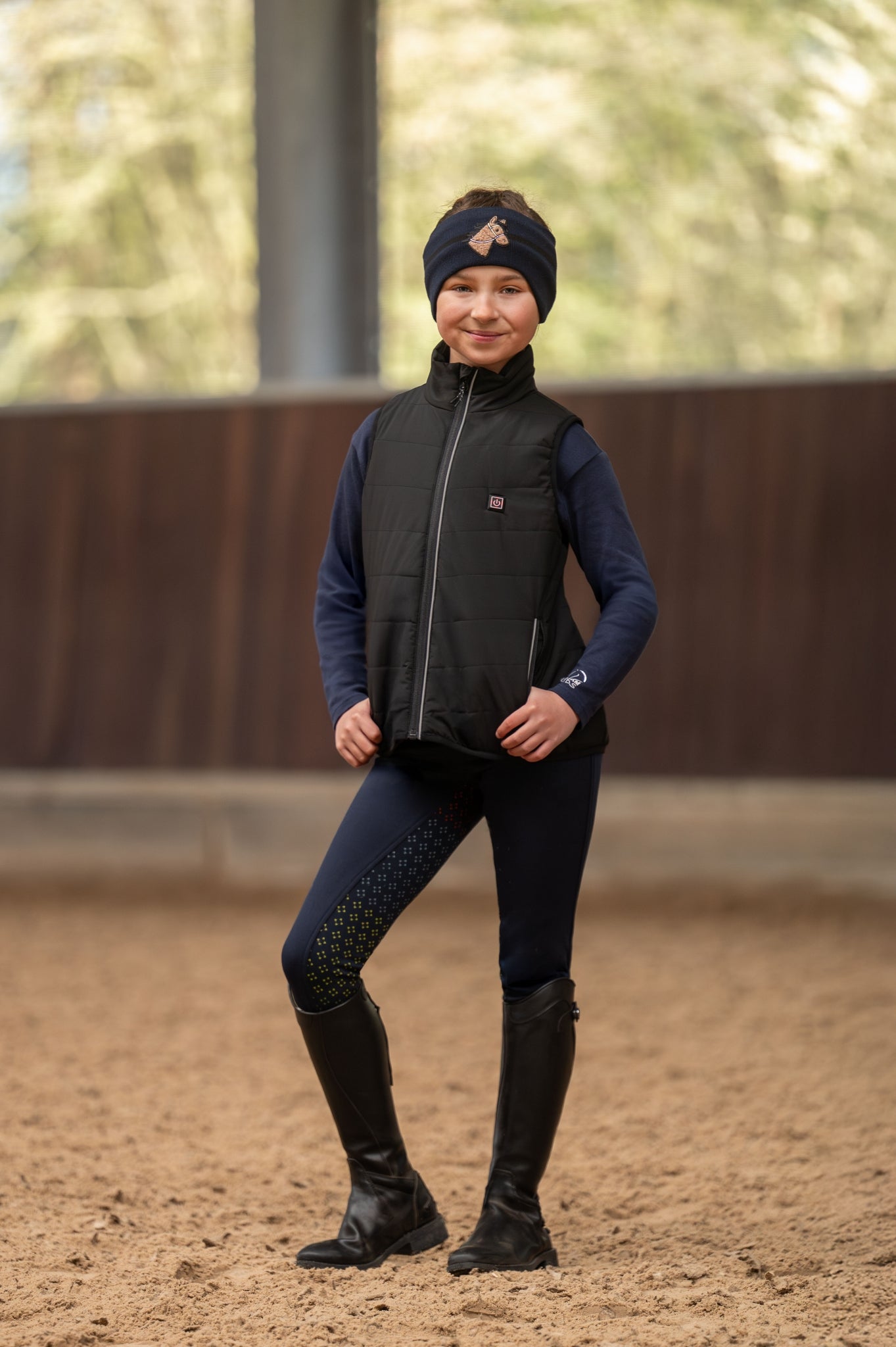 HKM Kids Mia Silicone Full Seat Riding Breeches