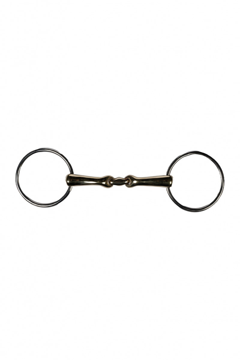 HKM 16mm High Curve Loose Ring Snaffle + Lozenge