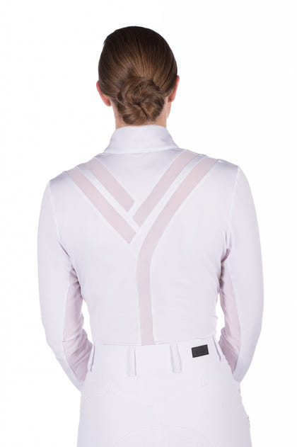 HKM Ladies Hunter Long Sleeve Competition Shirt