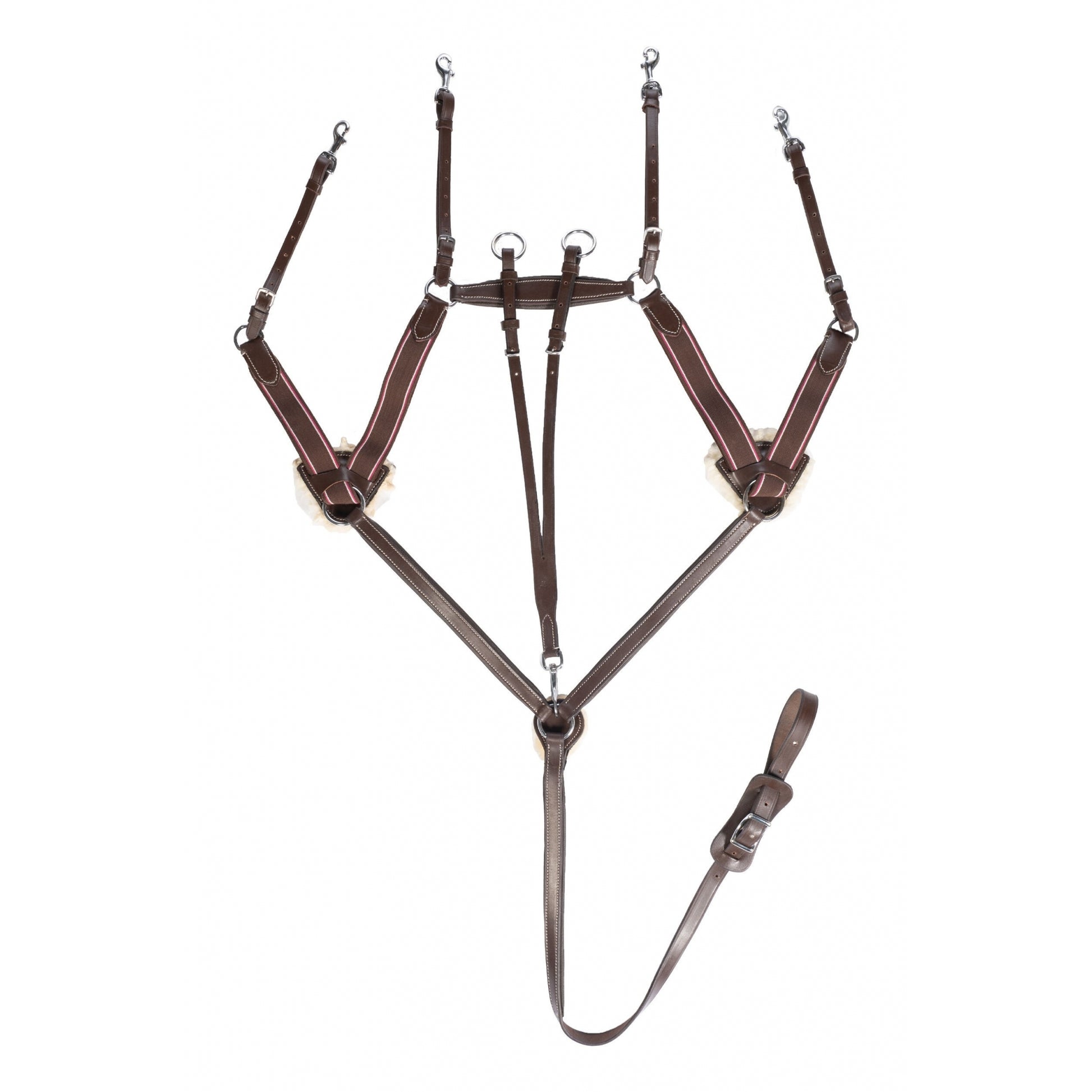 HKM Breastplate/Martingale With Lambswool