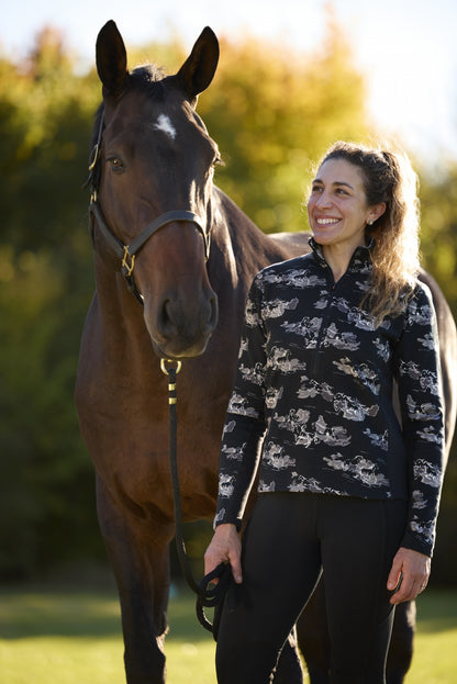 Kerrits Soft Haven Plush Fleece Half Zip Top