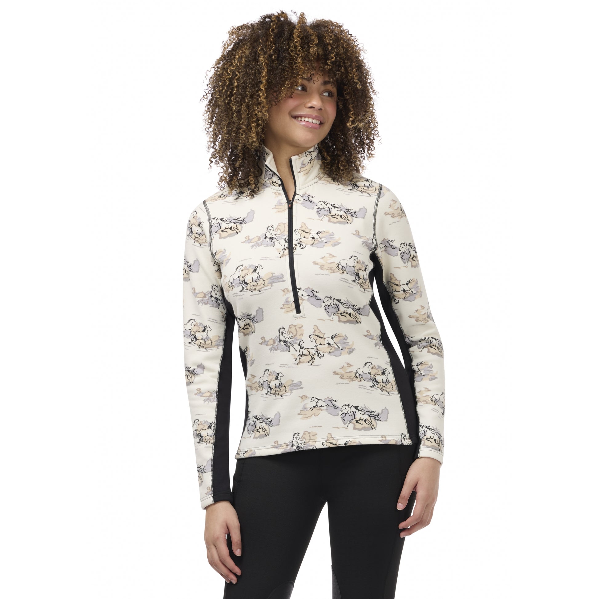 Kerrits Soft Haven Plush Fleece Half Zip Top
