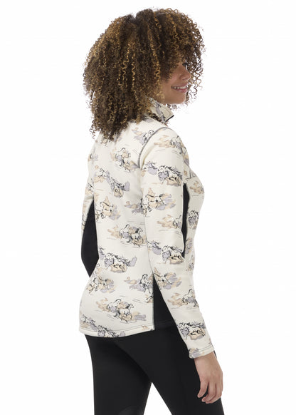 Kerrits Soft Haven Plush Fleece Half Zip Top