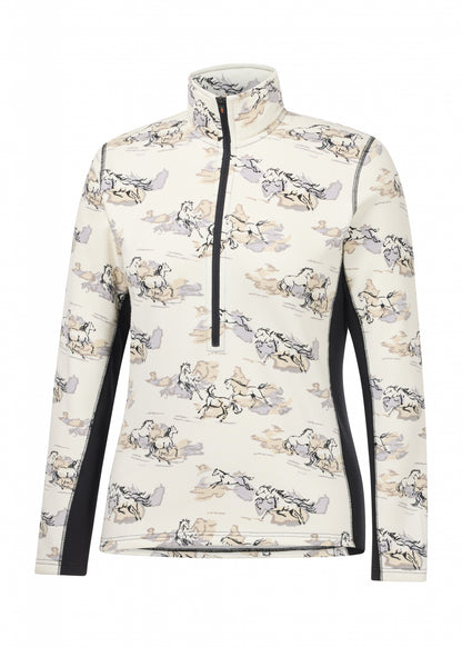 Kerrits Soft Haven Plush Fleece Half Zip Top