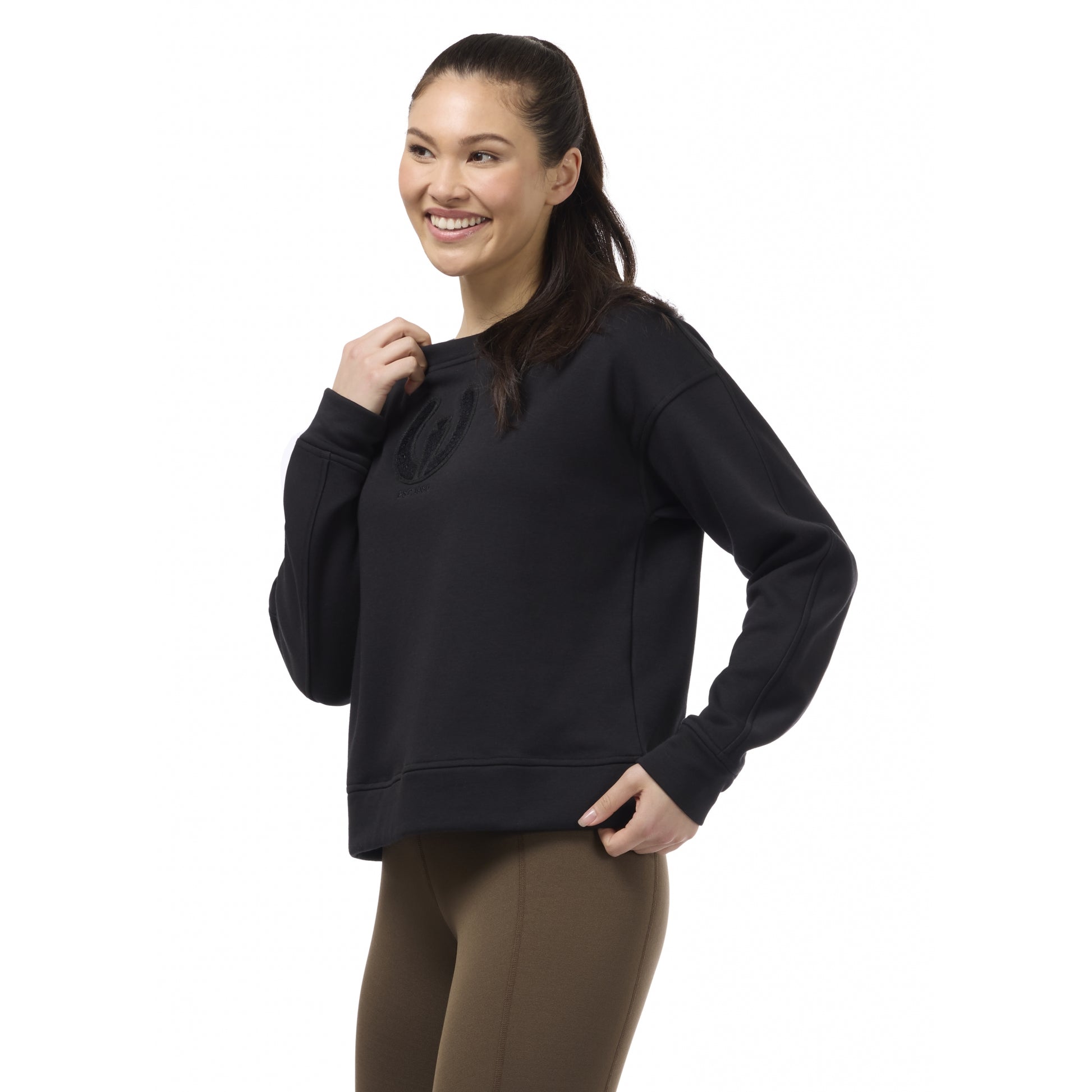 Kerrits Cozy Crest Plush Fleece Sweatshirt