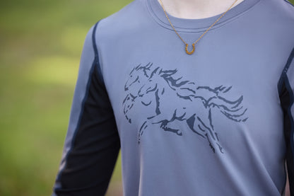 Kerrits Kids Giddy Up Base Layer Top